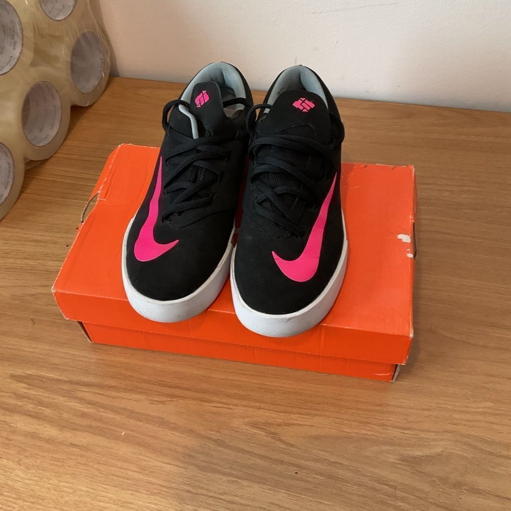 Nike KD Kevin Durant Vulc GS Black/Hyper Pink Sneakers 5Y